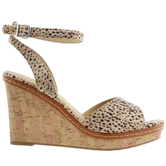 CL by Laundry Booming Wedge cheetah Sandal - Picture 2 of 11